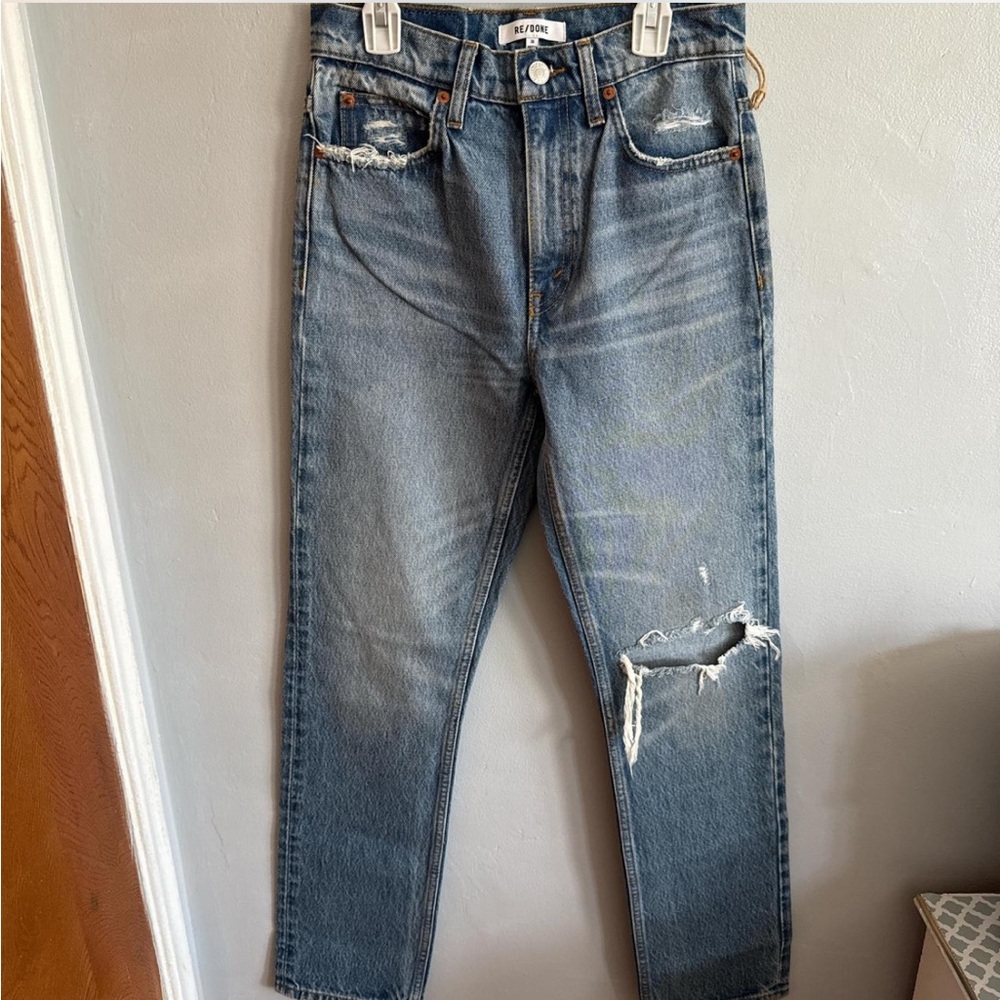 Re/Done Classic Blue Denim Jeans